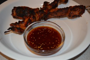 PB&J Pork Skewers
